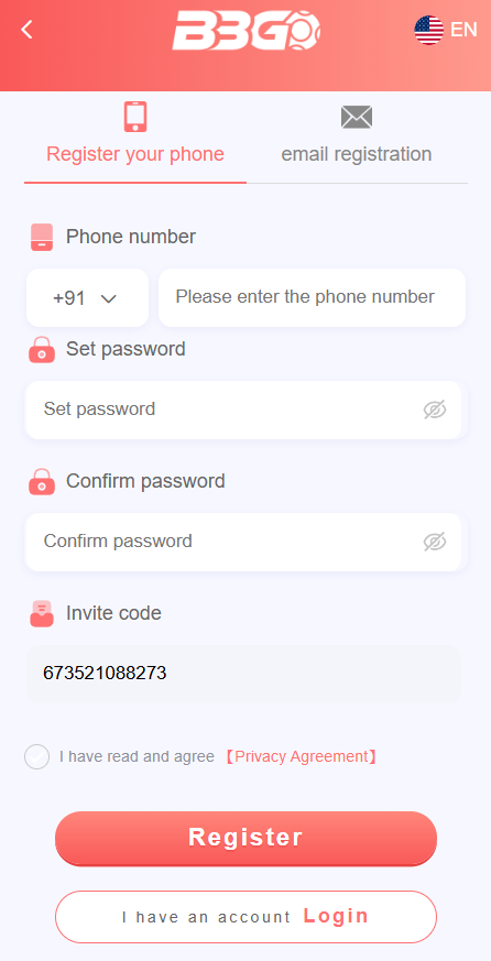 BBGO Register