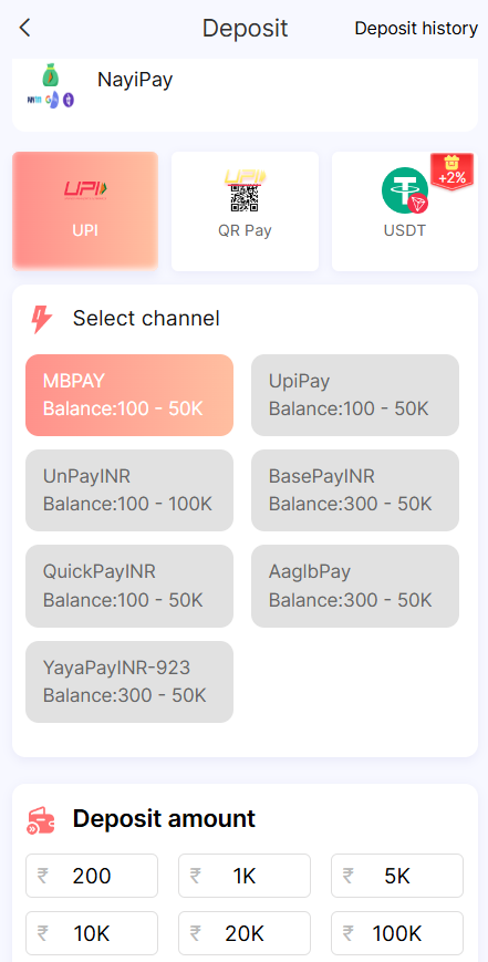BBGO Deposit